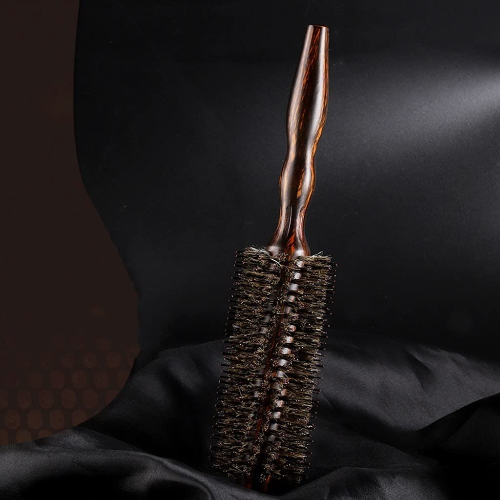 Peine de Peluquero Peine for cabello rizado, peine de cerdas, cepillo for soplar el cabello, peine con rodillo, muy adecuado for secar, peinar, dar volumen y peinar Peine de Viaje