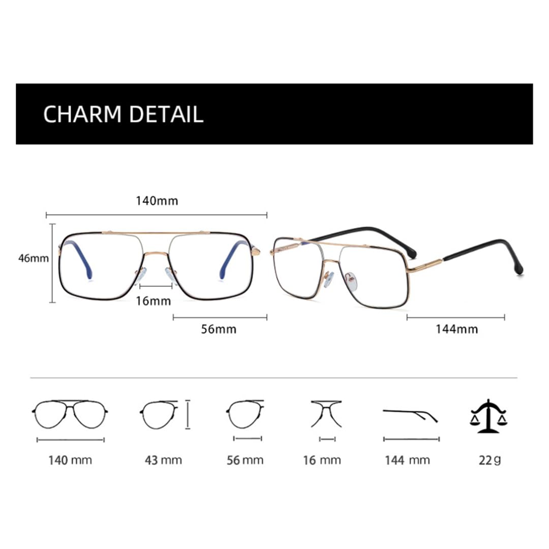 Damskie okulary anty-niebieskie oprawki, modne okulary ze stopu