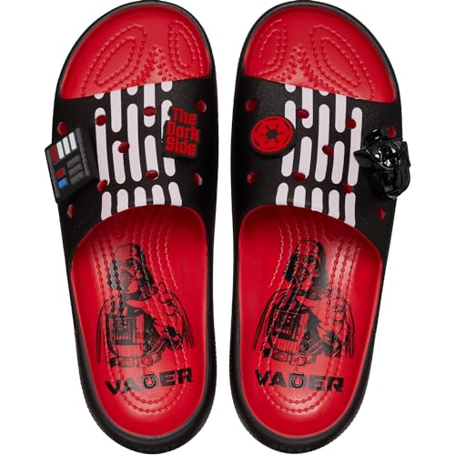 Image of Crocs Unisex-Adult Darth Vader Classic Slides 2.0, Sandals for Women and Men