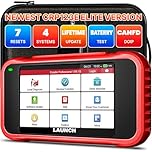 LAUNCH OBD2 Scanner CRP123E V3.0 Car Diagnostic Tool with Engine ABS SRS Transmission OBD Scanner with 7 Reset Service Oil/EPB/SAS/BMS/Throttle/Battery Reset DPF Regeneration Auto Vin Free Update