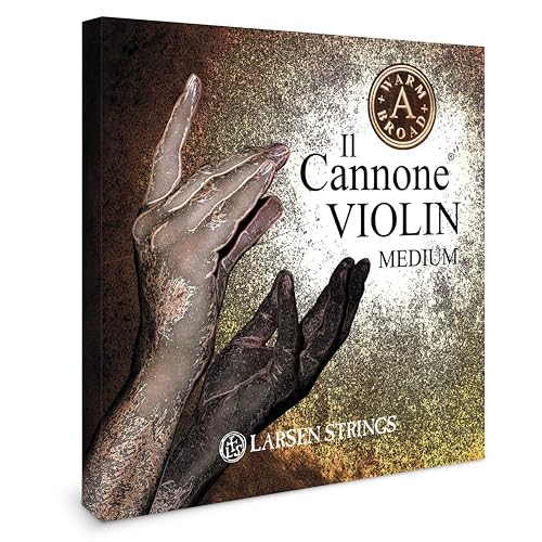 Larsen Il Cannone Violinsaiten - Medium Tension Set mit Warm & Wide A für satte Wärme mit raffinierter Kraft