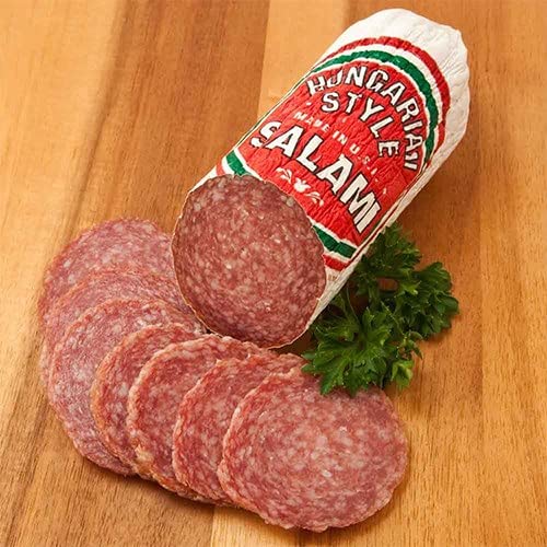 Miniatura 4 de Sibiu, Csabai, Teli Salami, Húngaro y Rumano, Cerdo y Pimentón Marca Seco Envejecido Salchichas, Pack de 3, Regalo Gourmet