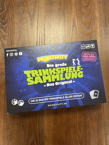 Drinktivity – Die große Trinkspielesammlung – 33 Partyspiele für Erwachsene – für 2–10 Spieler – ideal für WG-Partys, Festivals, Silvester & Geburtstage – inklusive Drinkopolus