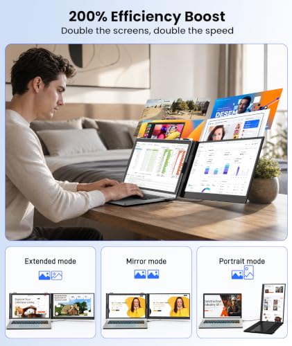 Image of 14 inch Laptop Screen Extender, Ultra Lightweight & Portable Monitor