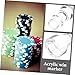 SOPOTUTU Acrylic Winning Marker for Poker Games Transparent Wheel for Adults Easy to Use Design for Tracking and Convenient Storage