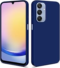 HSP Cover per Samsung Galaxy A25 5G [repellente alla polvere] Custodia protettiva in silicone TPU premium | antigraffio antiurto | Protezione della fotocamera | Vestibilità sottile | Blu