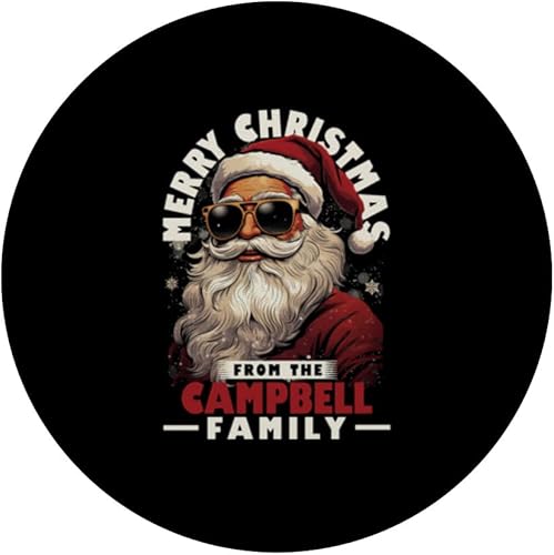 Miniatura 3 de Campbell Family Christmas Party Costume Santa Claus Matching PopSockets Standard PopGrip