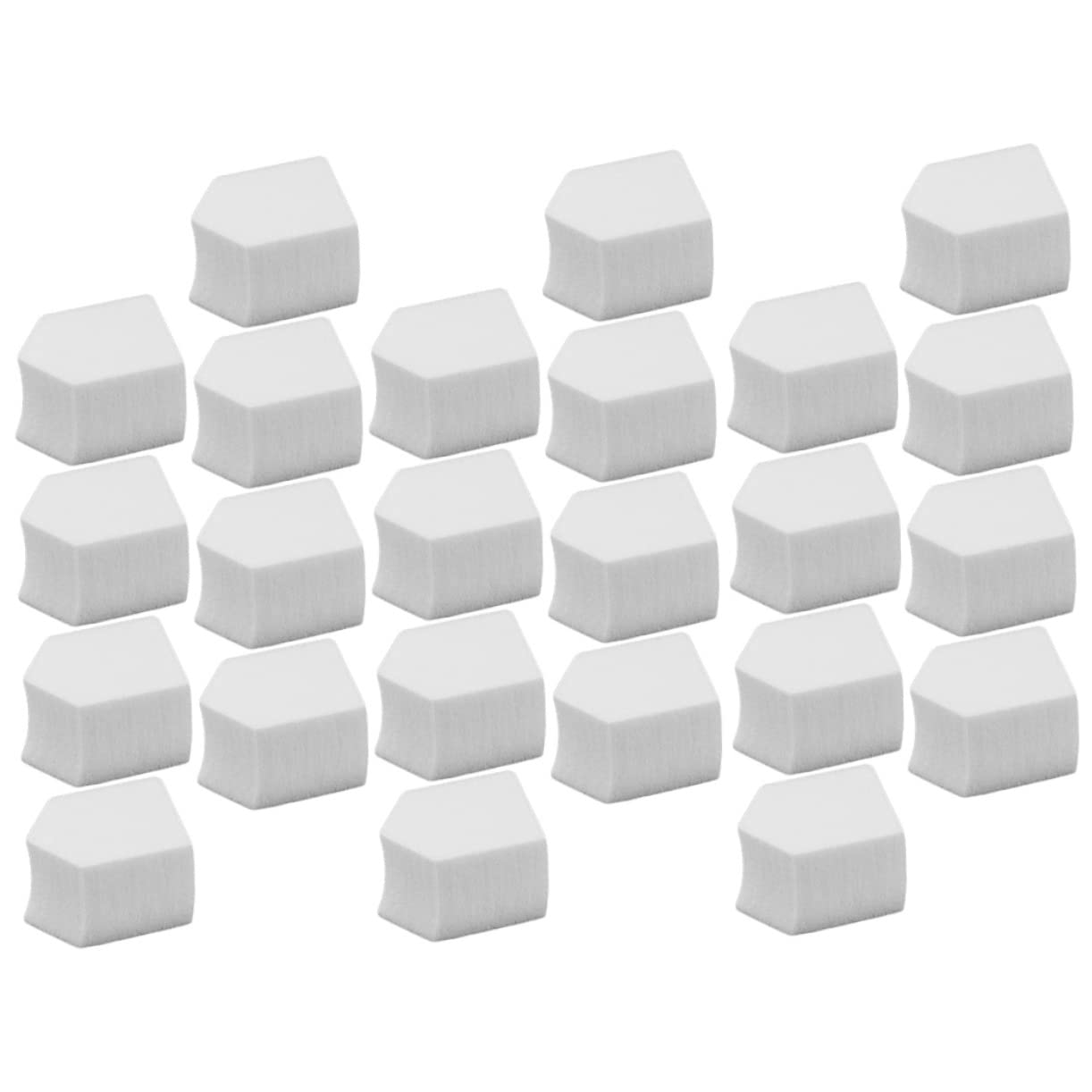 SHERCHPRY 24pcs Gradient Nail Art Sponges Skin Friendly Makeup Sponge for Easy Manicure Gradient Designs for Sharing with Friends Lightweight Durable Nail Tool