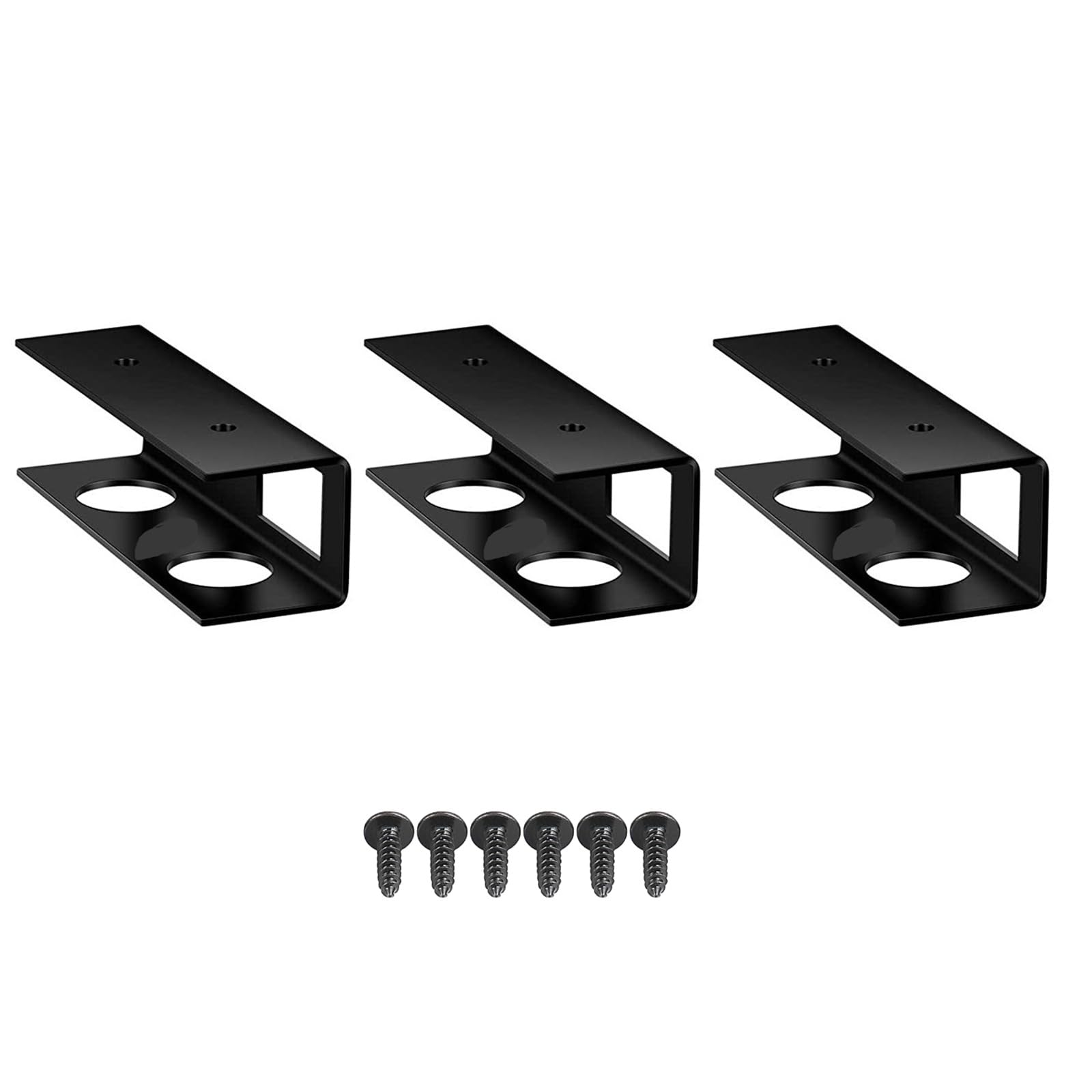 ZWWAAZHF 3 Pieces Fashionable Under Desk Laptop Holder Space Efficient Organizers Portable for Laptops Tablets and Accessories Laptop Holder for Desk