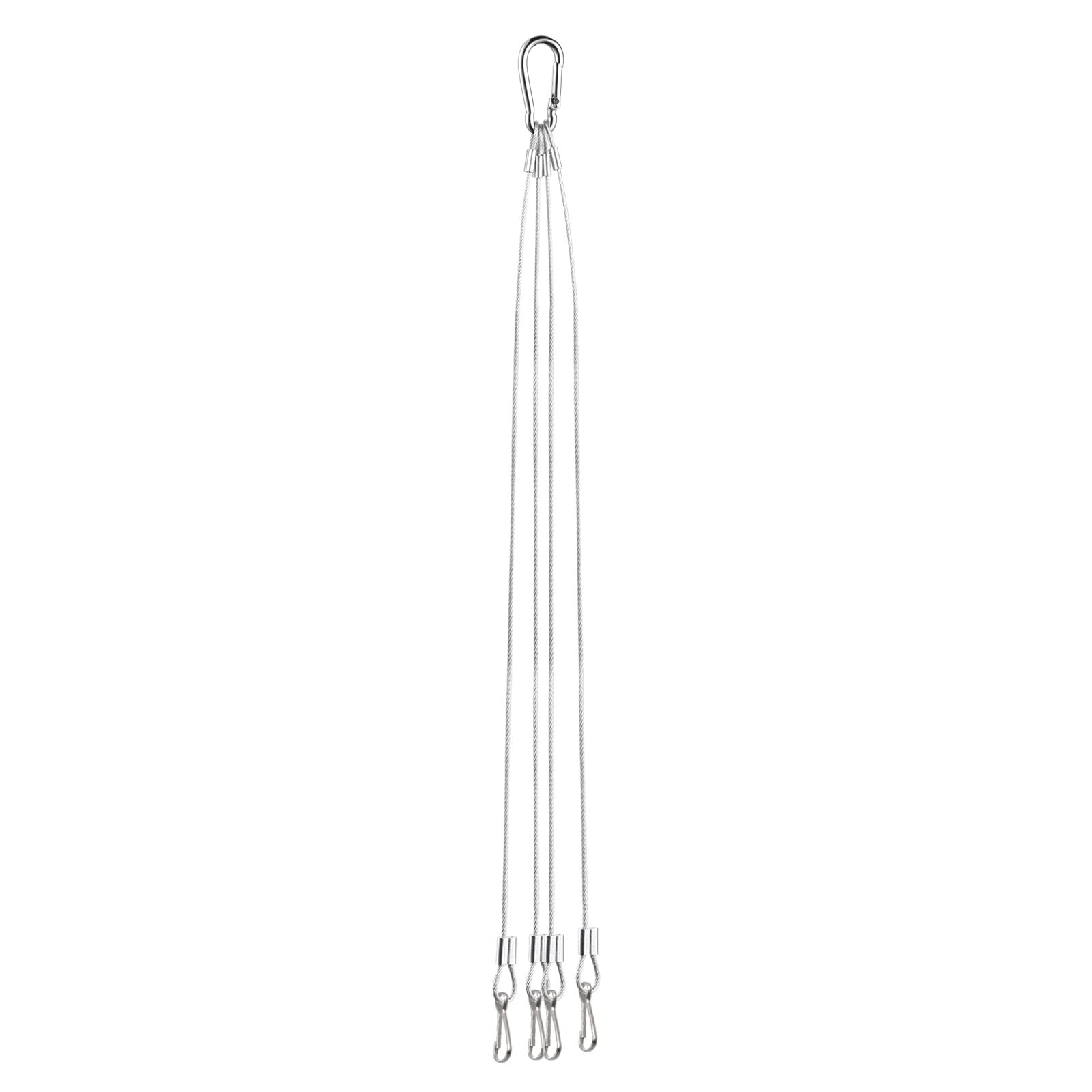 YOKIVE Hängeketten Aus Edelstahl – 2 Stück, 90 Cm, Mit S-Haken – Für Blumentöpfe, Laternen, Deko