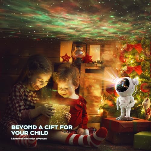 LPONGPOCUI Astronaut Galaxy Projector Starry Night Light, Astronaut Light Projector with Nebula, Space Star Projector with Timer & Remote Contro, Room Decor Aesthetic Best Gift for Children & Adults - Image 7