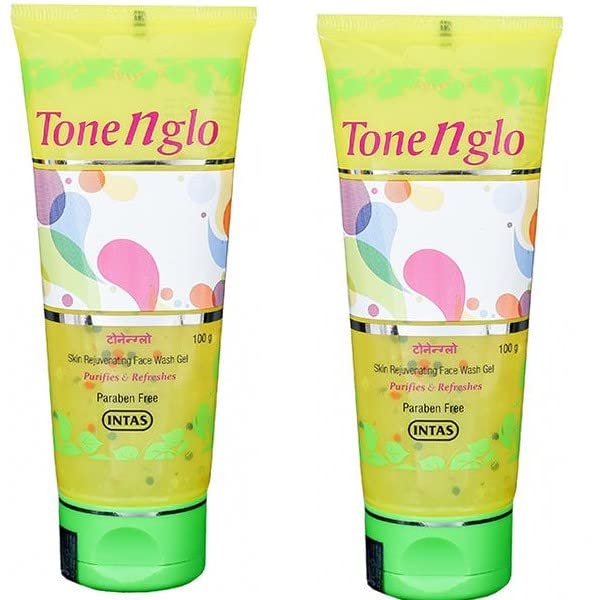Tonenglo Skin rejuvenating Face Wash Gel (100ML) (Pack of 2)