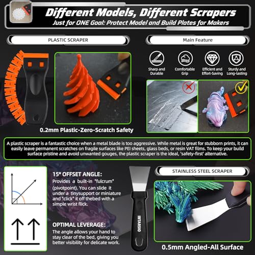Image of 76pcs 3D Printer Tools Kit for Model Finishing /Deburring /Drilling /Polishing, 3D Printer Accessories incl. Flush Cutter, Pilers, Digital Caliper, for Bambu Lab, Flashforge, K2, FDM /SLA Printers etc