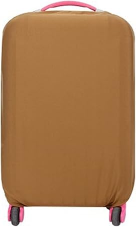 review Brown Luggage Cover Suitcase Cover Protective Covers Suitcase Protector L Fits 18-32 Inch Luggage
