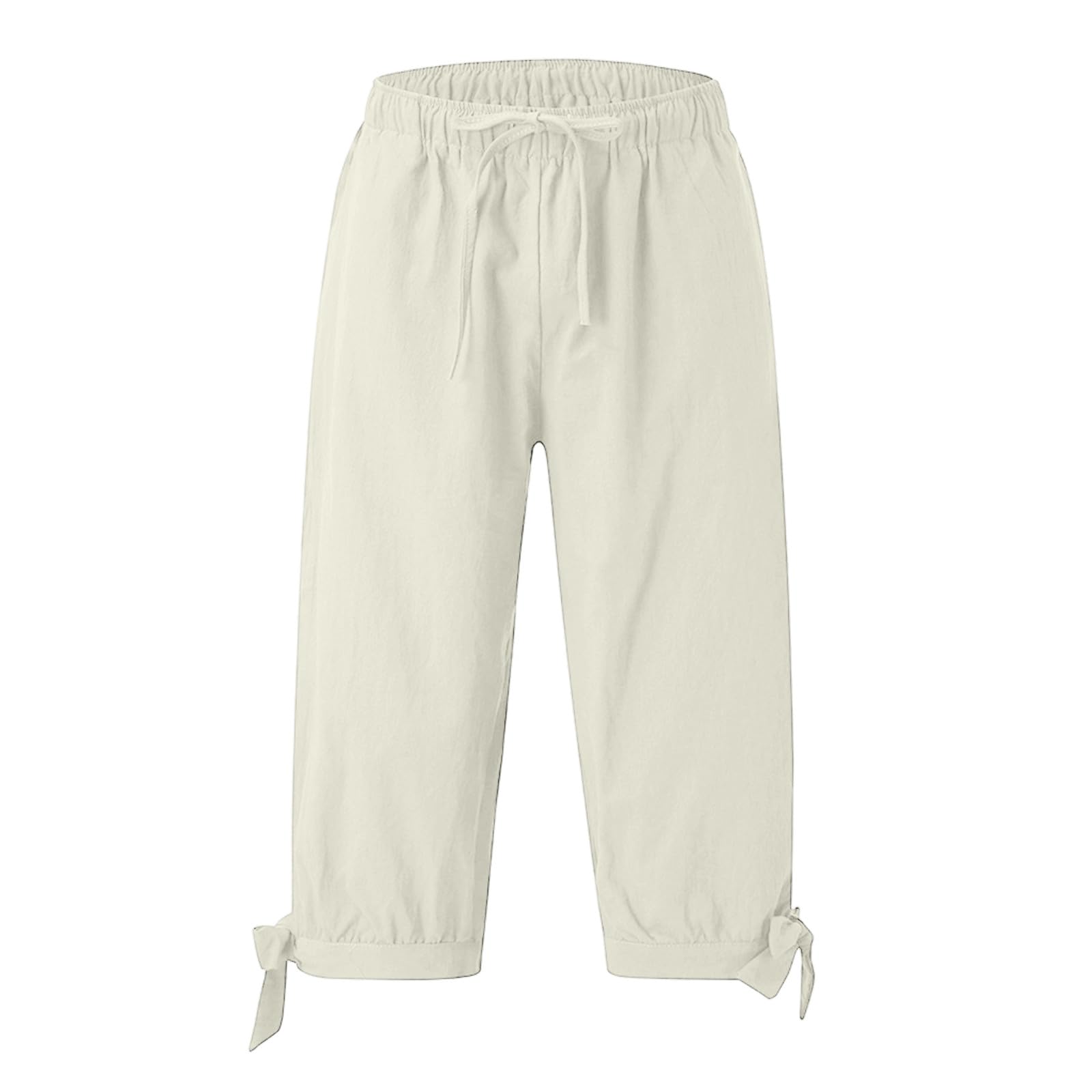 Zanisouta Medieval Trousers Men's Renaissance Shorts Fashionable Steampunk Leisure Trousers Cosplay Beach Trousers Sport Comfortable Breathable Lightweight Sports Shorts Outdoor Leisure Fabric