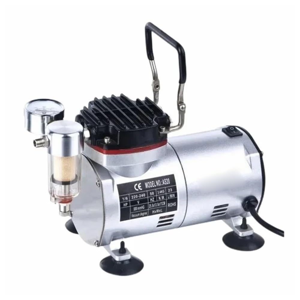Laboratoryjne szkło laboratoryjne membranowa pompa próżniowa, typ membranowy, wolna pompa próżniowa, 20-23 l/min, prędkość 1450/1700 obr/min, szybkość próżni 600 mmHg (220 V)