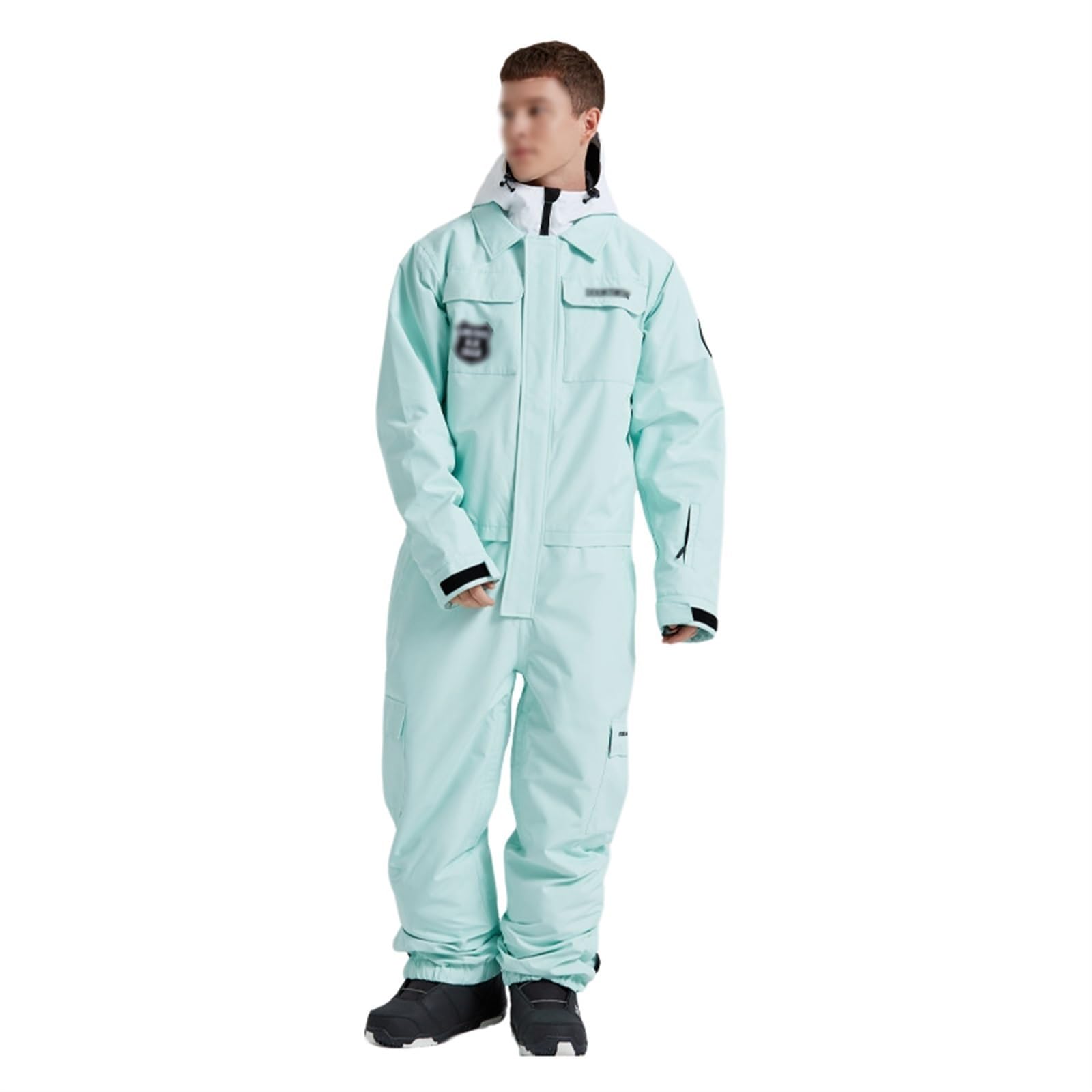 Yytcsjz Tute Da Sci Invernali Da Uomo, Set Di Tute Da Sci Impermeabili Antivento Resistenti All'usura Da Uomo, Abbigliamento Da Snowboard Per Avventure All'aria Aperta, Per Lo Sci, Motoslitta