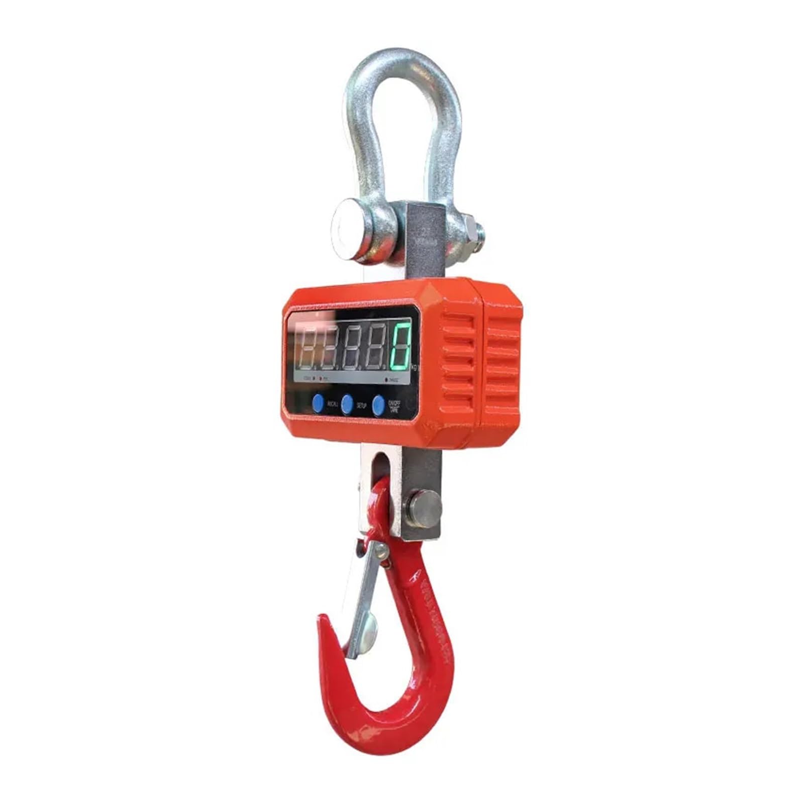 Báscula colgante portátil de gancho eléctrica Fácil llevar metal 1000 kg/2000 kg/3000 kg con alta precisión(3000kg)
