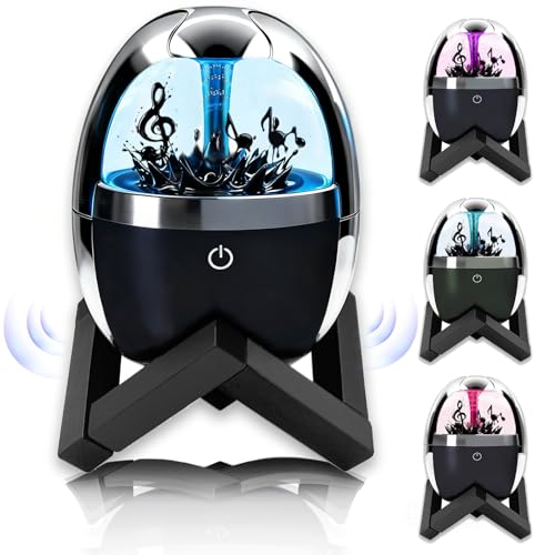 QQCHGOL Dancing Ferrofluid Speaker Magnetic Fluid Music Visualizer