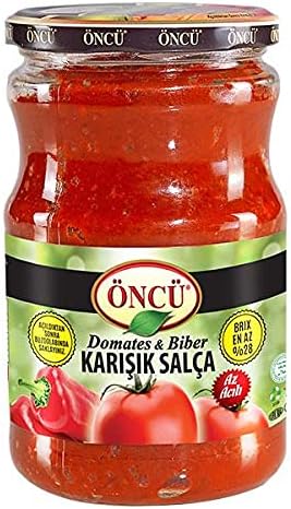 ONCU - Tomato & Pepper Mix Paste ( 700g ) - Öncü Karışık Salça