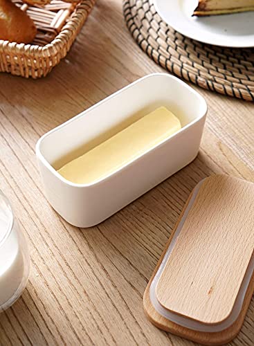 Sweese Large Butter Dish And Small Butter Dish, White #TOP2