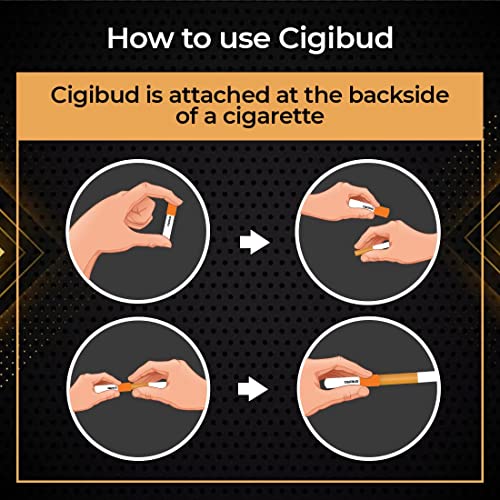 Image of Cigibud filters | Technology Reusable Anti Smoking Filters for Quit Smoking | Reduce Tar & Smoke | As Seen on Shark Tank- Green Color | 90 Filters