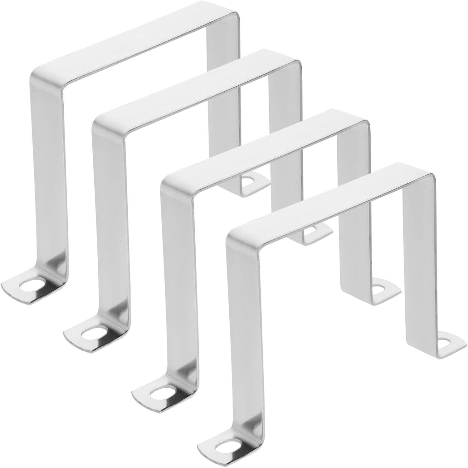 Angoily 12pcs Stainless Steel Hanger Supports Clamp Bracket for Woodworking Heavy-duty Design for Use and Pipe Fixing