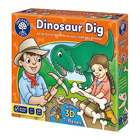 Orchard Toys Dinosaur Dig Game for Kids Cover