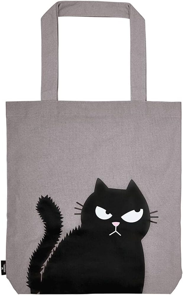Moses Ed, the Cat Shopper Ed in Love | Tote Bag Made of 100% Cotton image 5