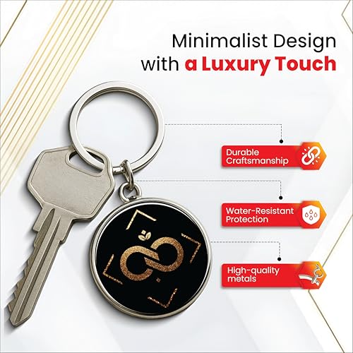 Image of MG | Protective Evil Eye /Spiritual Symbols /Om /Motivational Keychains | Double-Sided Metal Key Ring | Good Luck and devine Charm for Car, Bike, Home & Office