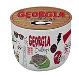 Proformance Home NCAA Georgia Bulldogs Loco Fan 16oz Ceramic Candle