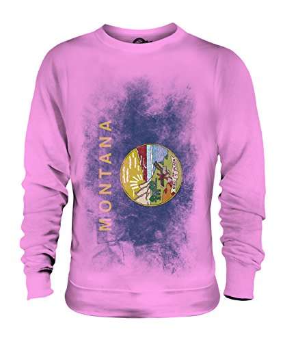 Sweat-Shirt Montana État Drapeau Dégradé Candymix pour Homme et Femme
