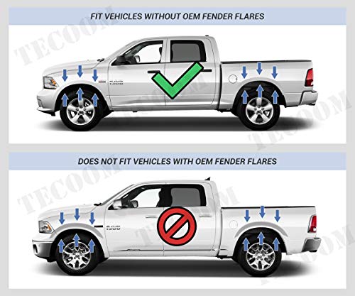 Image of Tecoom Mud Flaps Compatible with Dodge Ram 1500 2500 3500 2009-2018