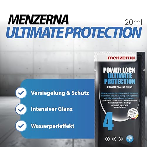 Menzerna Auto Polituren Set: Heavy Cut Compound 1000 + Medium Cut Polish 2500 + Super Finish Plus...