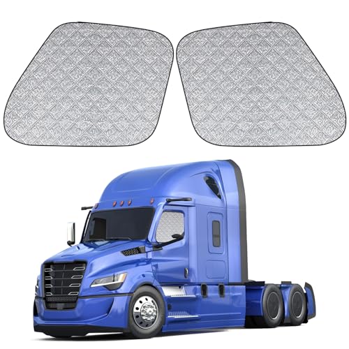 Federedevo 2 Pcs Side Window Sun Shade for Freightliner Cascadia 08-17