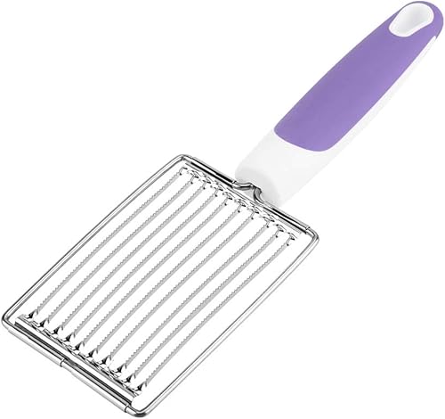 Miniatura 7 de Cortador de carne de almuerzo de acero inoxidable, cortador de spam, 12 rebanadas, herramienta de rebanada de tomate y huevo, jamón, fruta y queso