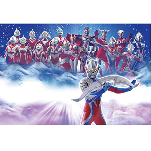 PTTPTT 独特の木製パズル300/500/1000大きな子供の教育解凍玩具パズルウルトラマン新規キャラクター解凍ゲームおもちゃ (Color : A, Size : 1000pc)