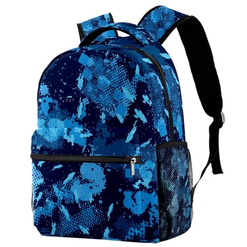 Sac de voyage décontracté bleu camouflage pour les sorties weekend