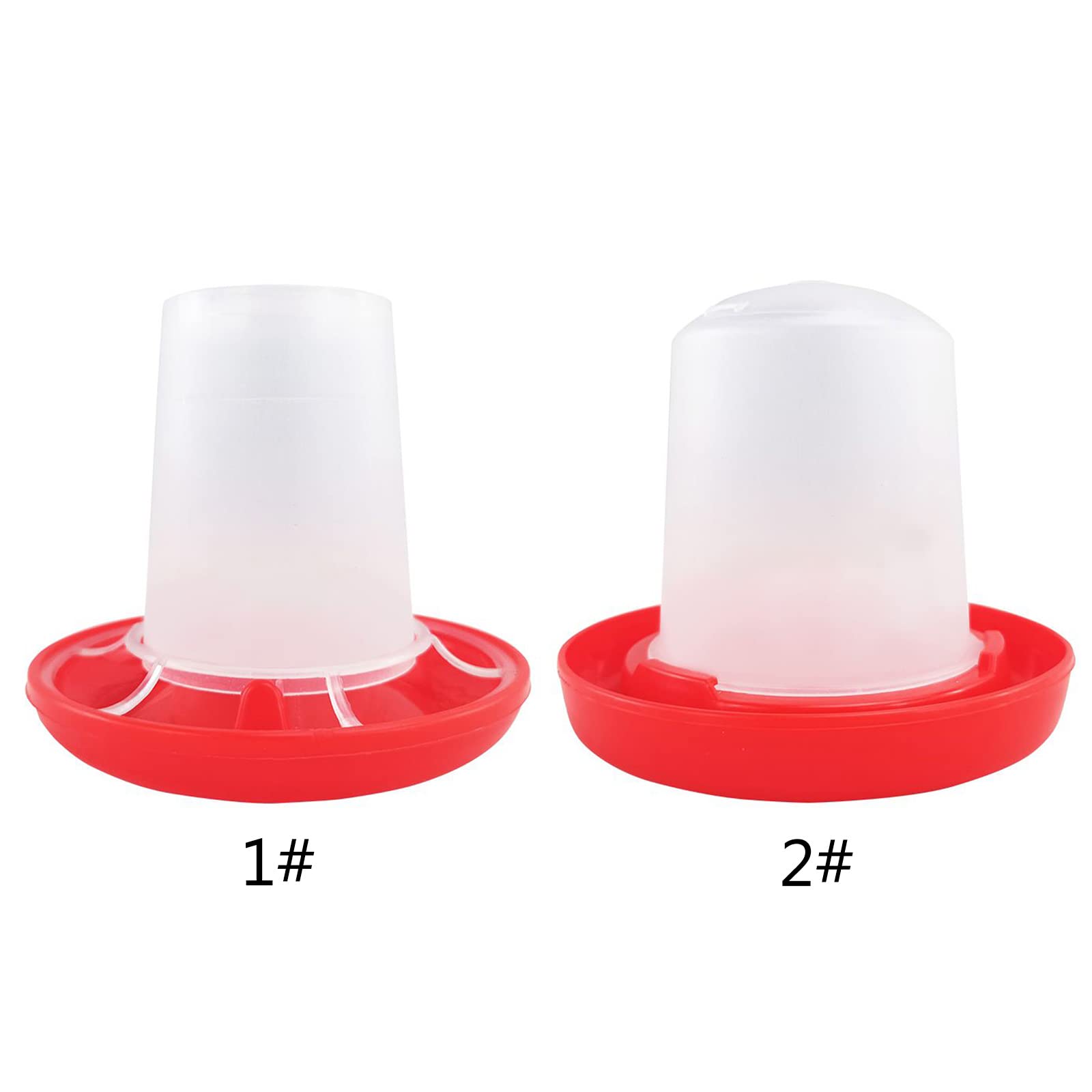 Baby Chick Feeder Waterer Kit for Poultry Feeding for Up to 6 Chicks Safe Easy to Clean Practical for Brooder Waterer and Feeder Baby Chick Waterer Jar for Brooder No Drown Small