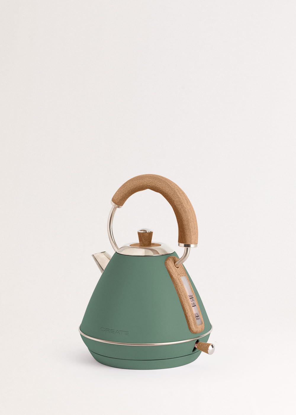 CREATE Pacco TOAST RETRO + CATENA RETRO M/Tostapane Green Sage con bollitore verde