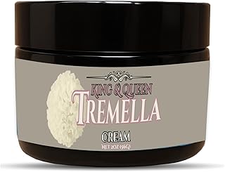 Tremella Cream – Snow Mushroom Skin Hydration & Balance Support | Botanical Mushroom Cream 2 oz – King & Queen Wellness