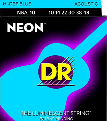 Dr Cordes Nba10 10–48 Lite Lot fabriqué à la main Neon Bleu haute définition avec revêtement acoustique Cordes - Les Beatles, Paul McCartney, John Lennon, RIngo Starr, George Harrison Dr Cordes Nba10 10–48 Lite Lot fabriqué à la main Neon Bleu haute définition avec revêtement acoustique Cordes