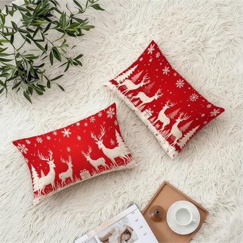 Housse coussin 40x80cm rouge imperméable pour protéger vos oreillers des taches - 4