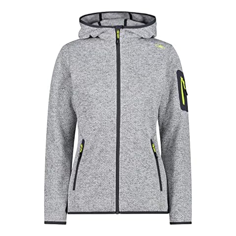 CMP Women's Knit Tech Jacket with Hood Cover