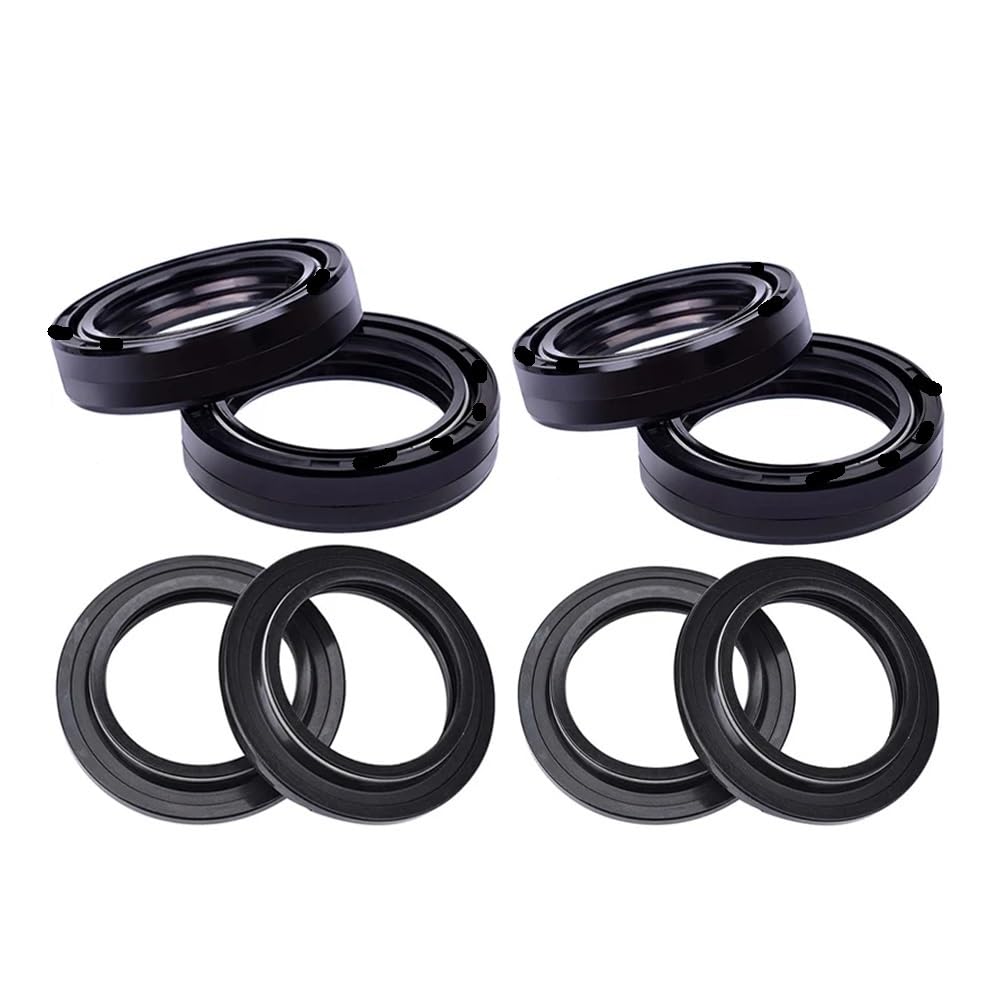 37x50x11 37 50 Motorrad Gabel Staub Öl Dichtung Fit for Suz RM 85 Mara 125 GZ TU 250 GS 650 700 750 VS750 XN85 GSX1000(4pc Seal 4pc Cover)