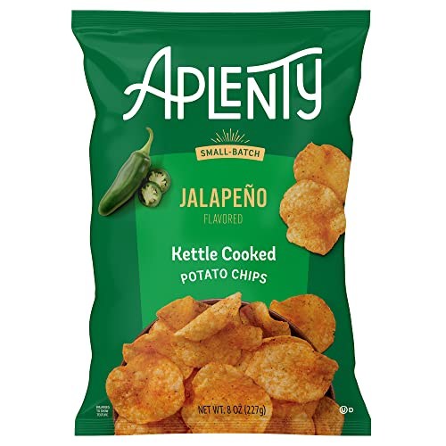 Aplenty Amazon Brand, Aplenty Jalapeño Kettle Cooked Potato Chips cover