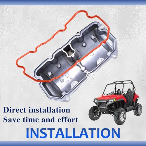 Image of FUSCH Throttle Body Valve Cover Seal Gasket Compatible with Polaris Ranger 800 Crew /RZR 800 Replace#: 5413874