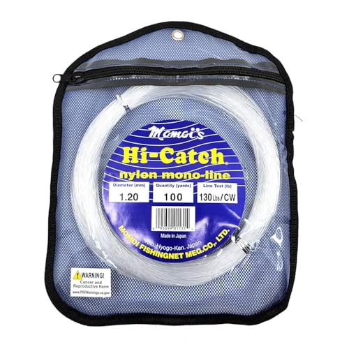 Momoi Hi-Catch Leader Coil 100yds, Clear
