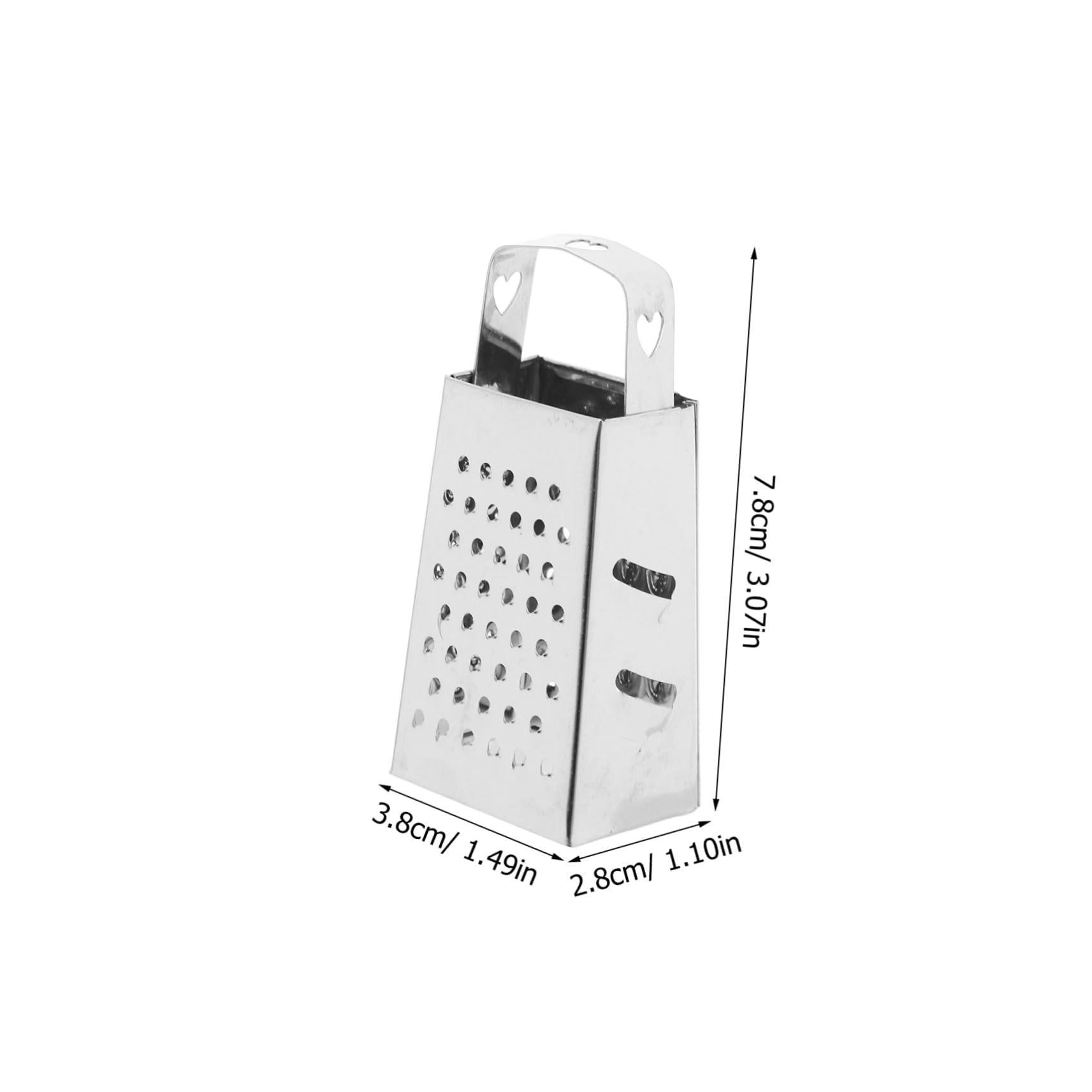 OUNONA Professional Mini Cheese Grater Set 6pcs Stainless Steel Fruit Vegetable Potato Slicer Box Grater Handheld Ginger Shredder Kitchen Accessories