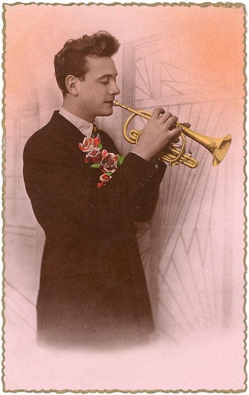 Bugler - Vintage Image